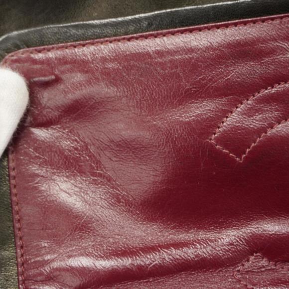 Chanel Shoulder Bag Matelasse Paris Limited W Flap Chain Lambskin Black Gold ... - Picture 10 of 15